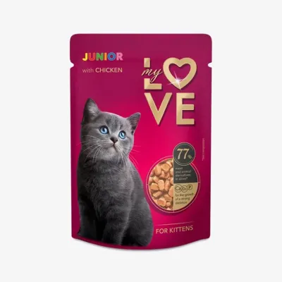 Корм My Love для котят c курицей, 85 г