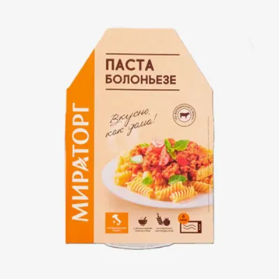 Паста Болоньезе Мираторг замороженная, 260 г