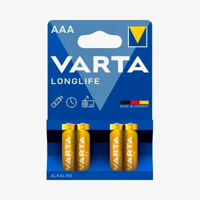 Батарейки Varta AAA 1,5V 4 шт