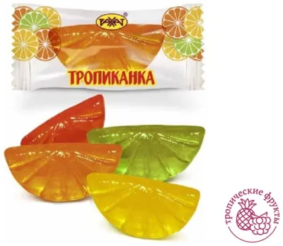 Конфеты желе Рахат Тропикана 0.3 кг