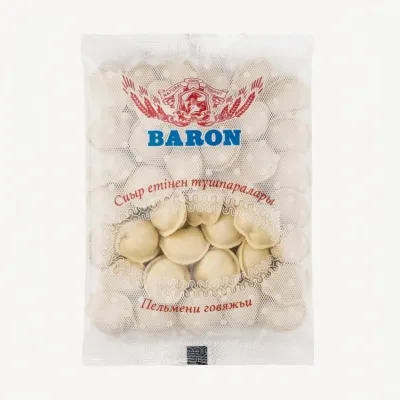 Пельмени с говядиной Baron, из бездрожжевого теста, 400 г