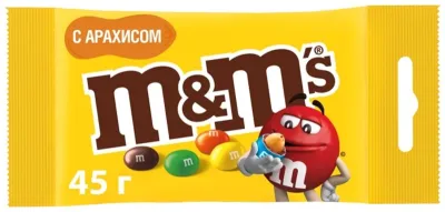 Конфеты драже M&Ms c арахисом 45 г