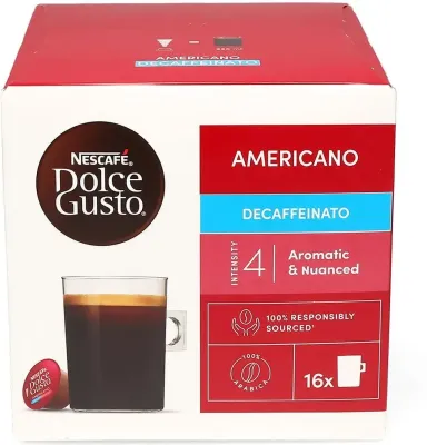 Nescafe Dolce Gusto Americano Decaffeinato 16x 112гр