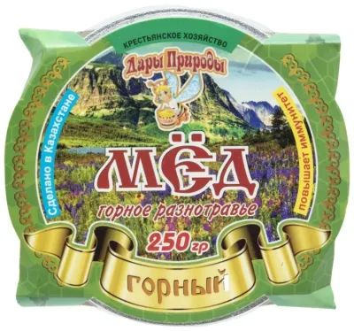 Дары Природы мед горное разнотравье 250 г