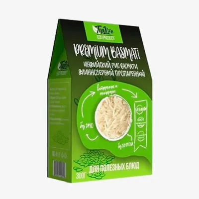 Рис TopLife Басмати экстрадлинный 300 г