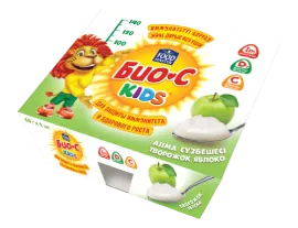 БИО-C KIDS творожок Яблоко 4,0% 
