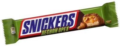 Snickers лесной орех шоколадный батончик молочный 81 г