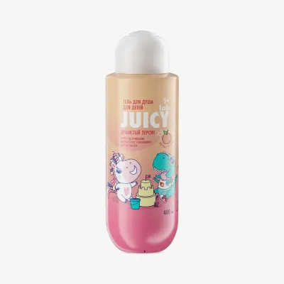 Гель для душа Juicy lab детский душистый персик, 400 мл