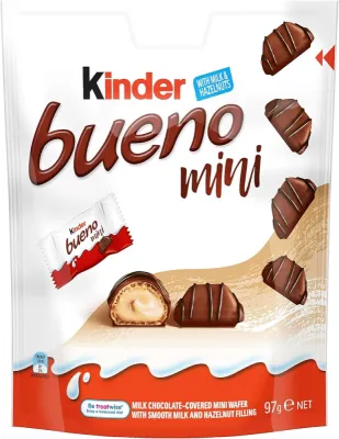 KINDER вафли bueno mini 97.2 г