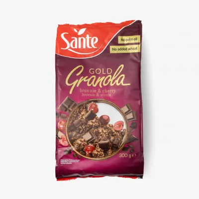 Гранола Sante Gold Brownie вишня, 300 г