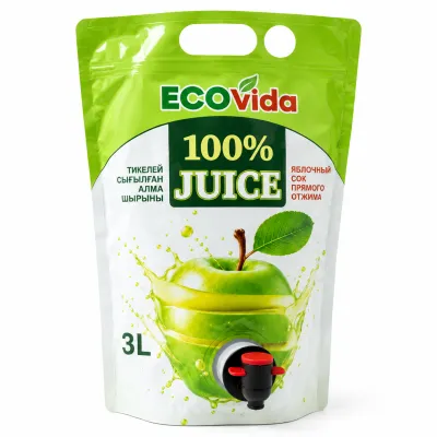ECOVida 100% Juice Яблоко 3л