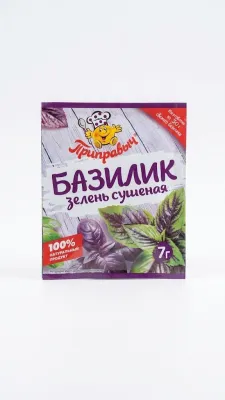 Базилик (зелень сушёная) «Приправыч», 7 г