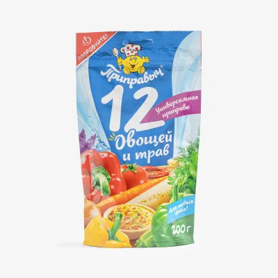 Приправа Приправыч универсальная 12 овощей и трав, 200 г