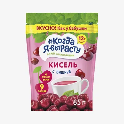 Кисель Когда Я Вырасту вишневый 85 г