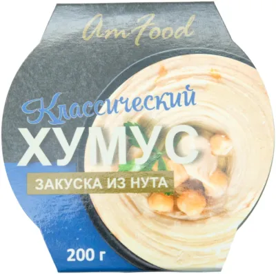 Am food хумус без добавок 200 г