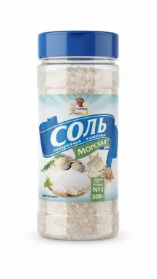 ПИЩЕВАЯ ПОВАРЕННАЯ МОРСКАЯ СОЛЬ «ЭСТЕТИКА ВКУСА» (500 Г)