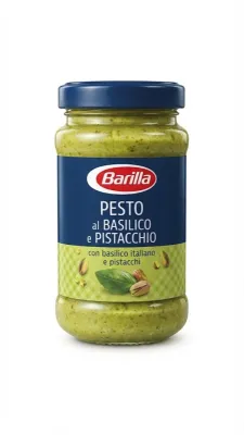 Итальянский зеленый соус песто Barilla Pesto al Basilico e Pistacchio с базиликом и фисташками