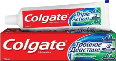 Colgate Тройное Действие мятная зубная паста 100мл