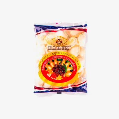 Вареники Baron с грибами и картофелем 400 г