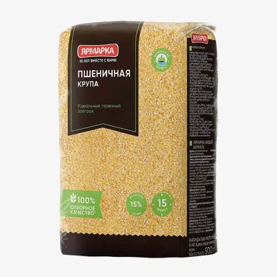 Пшеничная крупа Ярмарка, 500 г