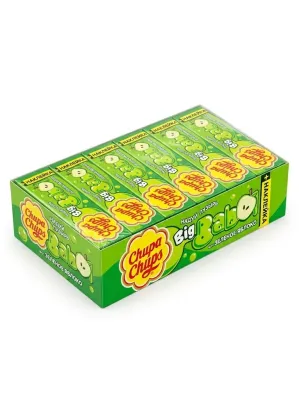Жевательная резинка Chupa Chups Big Babol «Зеленое яблоко» (блок 24 шт. х 20 г / 480 г)
