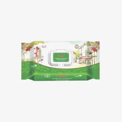 Салфетки Amra London влажные 120 шт