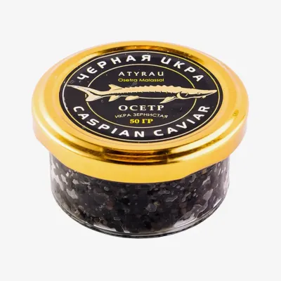 Икра черная Caspian Caviar сибирского осетра 50 г