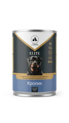 Attila ELITE — Мясной паштет «Кролик» для собак (375 г)