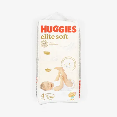 Подгузники Huggies Elite Soft 4 (8-14 кг) 54 шт