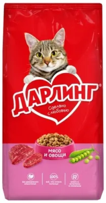 Darling для взрослых мясо, овощи 15 кг
