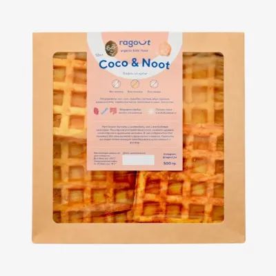 Вафли Ragout из нута coco & noot, 500 г