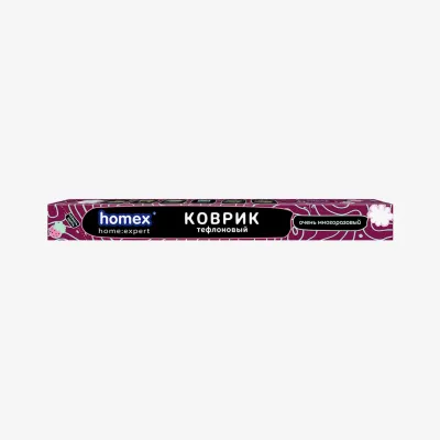 Коврик Homex очень многоразовый, тефлоновый, 1 шт в футляре