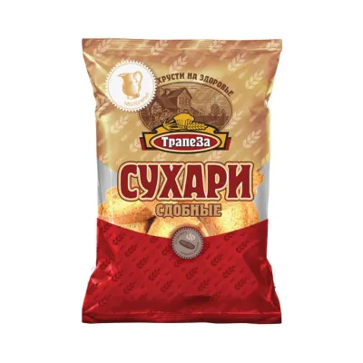 Сухари Трапеза сдобные молочные 350 г