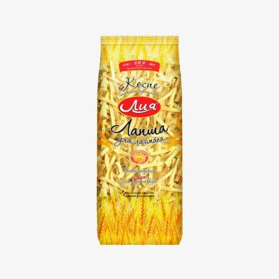Лапша Лия для лагмана яичная 400 г