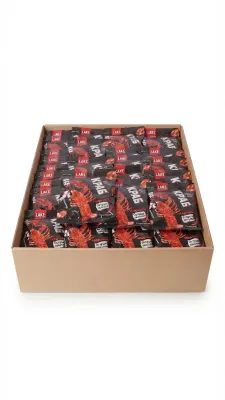 ОПТОВАЯ КОРОБКА ОСТРЫХ ЗАКУСОК «КРАБ» ЧЕРНЫЙ (50 ШТ)