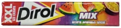 Жевательная резинка Dirol XXL Ассорти фруктовых вкусов 14 ШТ