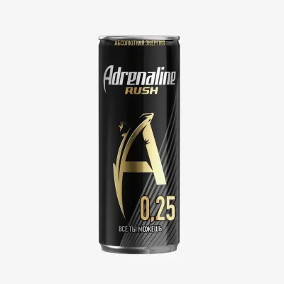 Напиток Adrenaline Rush энергетический 0.25 л