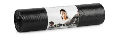 Мешки для мусора Extra solid особо прочные 120 л, 80х110 см, 10 шт 