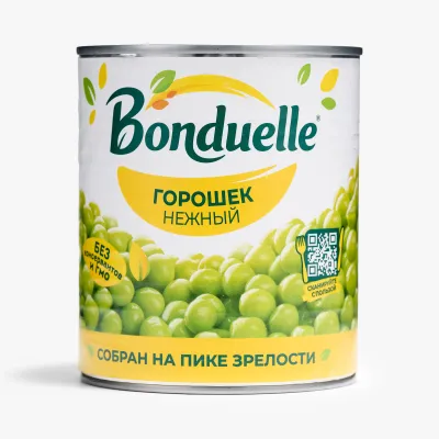 Горошек Bonduelle нежный, 850 мл