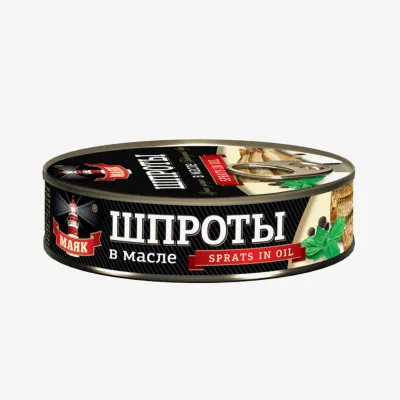 Шпроты Маяк в масле 160 г