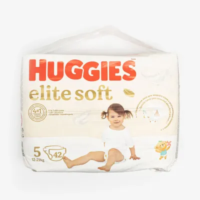Подгузники Huggies Elite Soft 5 (12-22 кг) 42 шт