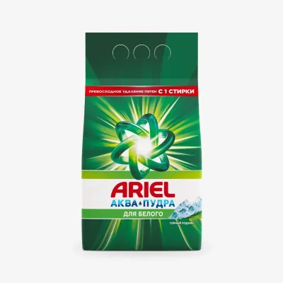 Порошок Ariel для стирки горный родник автомат, 9 кг