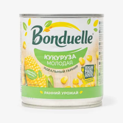 Кукуруза Bonduelle молодая консервированная, 212 мл