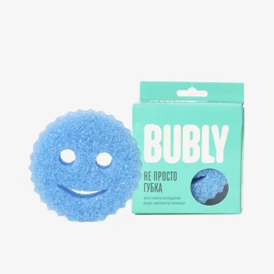 Губка Bubly для посуды, 1 шт