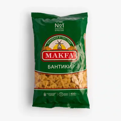 Макароны Makfa бантики 400 г