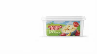 Десертная масса «Grand» с яблоком и бананом 350г