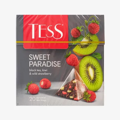 Черный чай Tess Sweet Paradise, 20 пакетиков