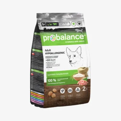 Корм Probalance Hypoallergenic сухой для взрослых собак всех пород, 2 кг