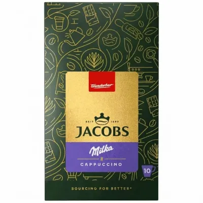 Jacobs Milka Cappuccino 10шт 180гр