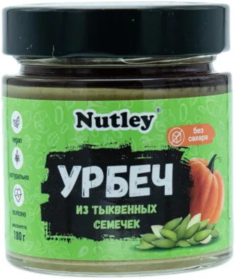 Nutley урбеч из тыквенных семечек 180 г